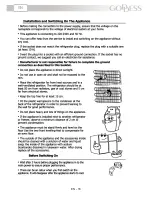 Preview for 16 page of Goddess RCC0200GX7 Instruction Manual