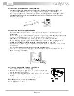 Preview for 34 page of Goddess RCD0170GW8 Instruction Manual