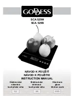 Goddess SCA 525B Instruction Manual preview