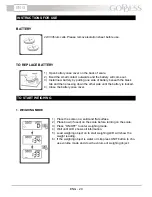 Предварительный просмотр 20 страницы Goddess SCA 525B Instruction Manual