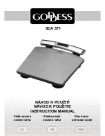 Goddess SCA 571 Instruction Manual preview