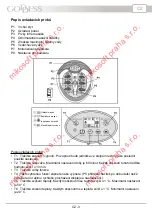 Предварительный просмотр 3 страницы Goddess SPA 2838 Instruction Manual