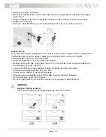 Preview for 14 page of Goddess WFD 1025 M8 Instruction Manual