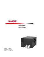 Godex BP500L User Manual preview