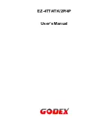 Godex EZ-2P User Manual preview