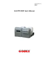 Godex EZ-4TK Plus User Manual preview