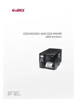 Preview for 1 page of Godex EZ225i User Manual