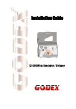 Godex EZ6000 Plus Series Installation Manual preview
