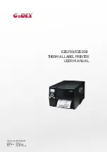 Godex EZ6000i Series User Manual preview