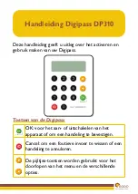 Godo DIGIPASS DP310 Instructions Manual предпросмотр