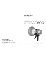 Предварительный просмотр 1 страницы Godox AD600 Witstro Instruction Manual