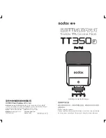 Preview for 1 page of Godox Thinklite TT350 Instruction Manual