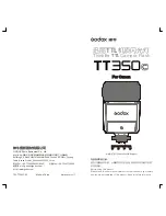 Godox thinklite TTL TT350 Instruction Manual preview