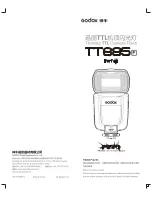 Preview for 1 page of Godox TT685 Instruction Manual