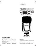 Godox V860IIO Instruction Manual preview