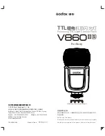 Godox V860IIS Instruction Manual preview