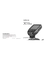 Godox XProC Instruction Manual предпросмотр