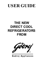 Godrej Appliances 170 L COLD GOLD DELUXE User Manual preview