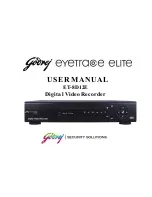 Godrej Appliances Eyetrace Elite ET-8D12E User Manual предпросмотр