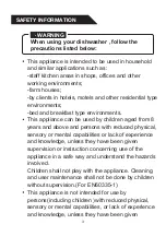 Preview for 4 page of Godrej DWT EON MGNS 8C NF User Manual