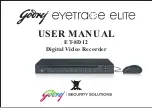 Godrej Eyetrace Elite ET-8D12 User Manual preview