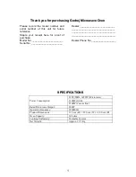 Preview for 2 page of Godrej GMX 30CA1 SIM User Manual