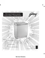 Предварительный просмотр 1 страницы Godrej GWS 700PS User Manual