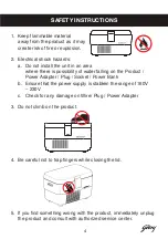 Предварительный просмотр 7 страницы Godrej InsuliCool User Manual