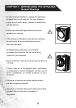 Предварительный просмотр 8 страницы Godrej WF EON 700 PASE User Manual