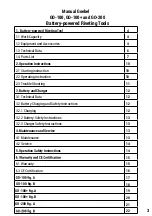 Preview for 3 page of GOEBEL GO-100 Manual