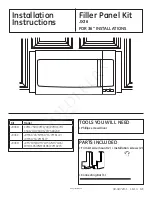 goedekers JX36B Installation Instructions предпросмотр