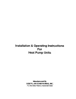 GOETTL Heat Pump Installation And Operating Instructions Manual предпросмотр