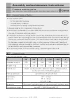 Preview for 9 page of Goetze 481 HP Assembly And Maintenance Instructions