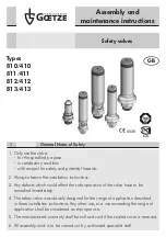 Preview for 7 page of Goetze 810/410 Assembly And Maintenance Instructions