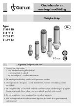 Предварительный просмотр 19 страницы Goetze 810/410 Assembly And Maintenance Instructions