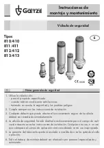 Предварительный просмотр 25 страницы Goetze 810/410 Assembly And Maintenance Instructions