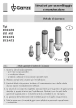 Предварительный просмотр 31 страницы Goetze 810/410 Assembly And Maintenance Instructions