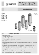 Предварительный просмотр 49 страницы Goetze 810/410 Assembly And Maintenance Instructions