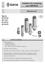 Предварительный просмотр 55 страницы Goetze 810/410 Assembly And Maintenance Instructions