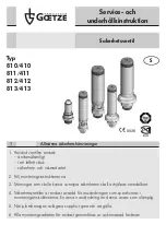 Предварительный просмотр 61 страницы Goetze 810/410 Assembly And Maintenance Instructions