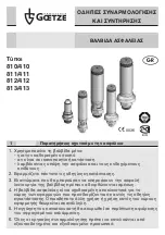 Предварительный просмотр 67 страницы Goetze 810/410 Assembly And Maintenance Instructions