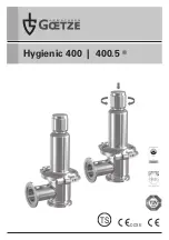 Предварительный просмотр 1 страницы Goetze Hygienic 400 Assembly Instructions Manual