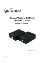 Предварительный просмотр 1 страницы gofanco AudioCATExt User Manual