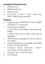 Предварительный просмотр 4 страницы gofanco HD14Ext-EDID User Manual