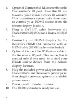 Предварительный просмотр 8 страницы gofanco HD14Ext-EDID User Manual