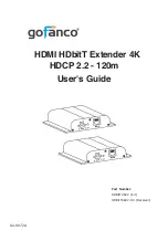gofanco HDBITT4K22 User Manual preview