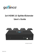gofanco HDExt24-HD20 User Manual preview