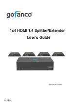 Preview for 1 page of gofanco HDExt4P-HD14 User Manual