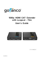 Preview for 1 page of gofanco HDExt70 User Manual