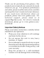 Preview for 2 page of gofanco HDMI2DP-2P User Manual